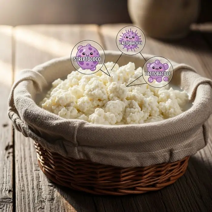 Health Benefits of Ricotta Cheese: basket-drained ricotta carries friendly microbes that support immune balance.