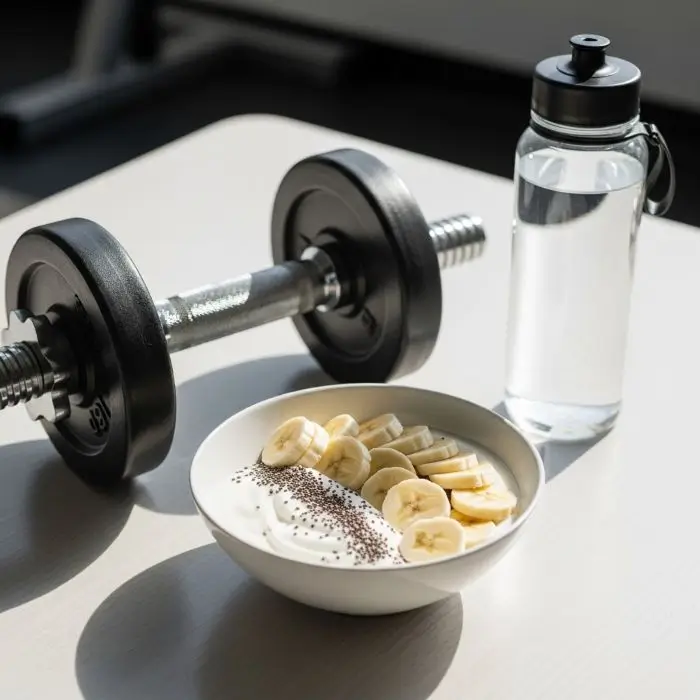 Nonfat Greek yogurt protein bowl with berries, chia seeds, and nuts showcasing why nonfat Greek yogurt protein is a superfood