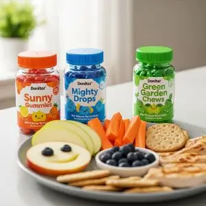 Nutritional supplements and healthy food supporting picky eaters test results