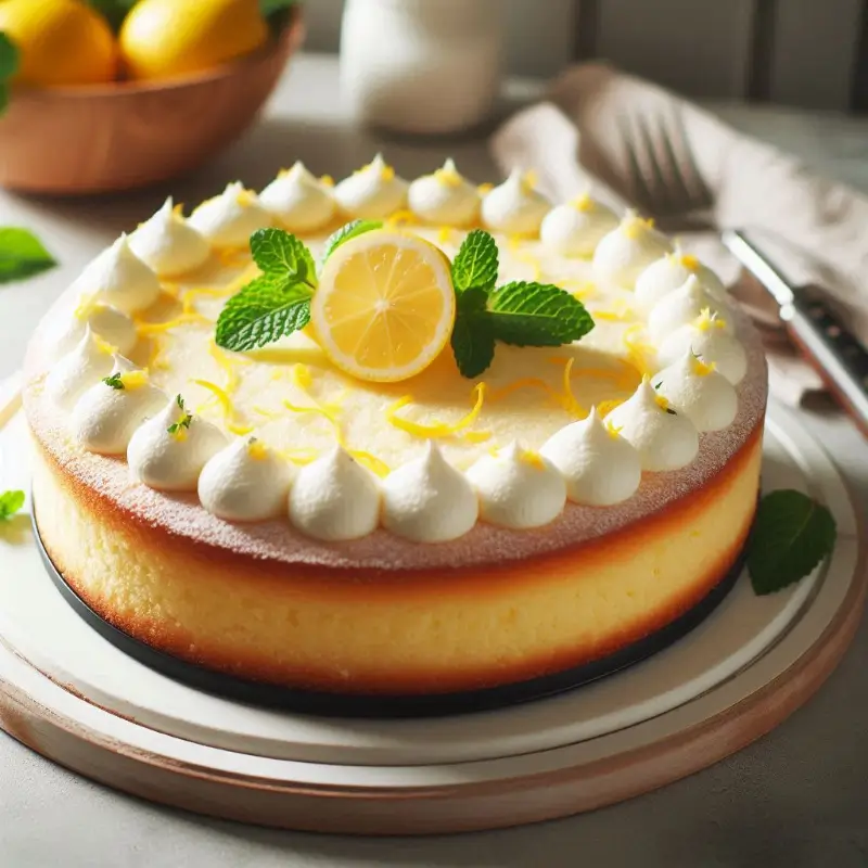 diabetic lemon ricotta cake with erythritol