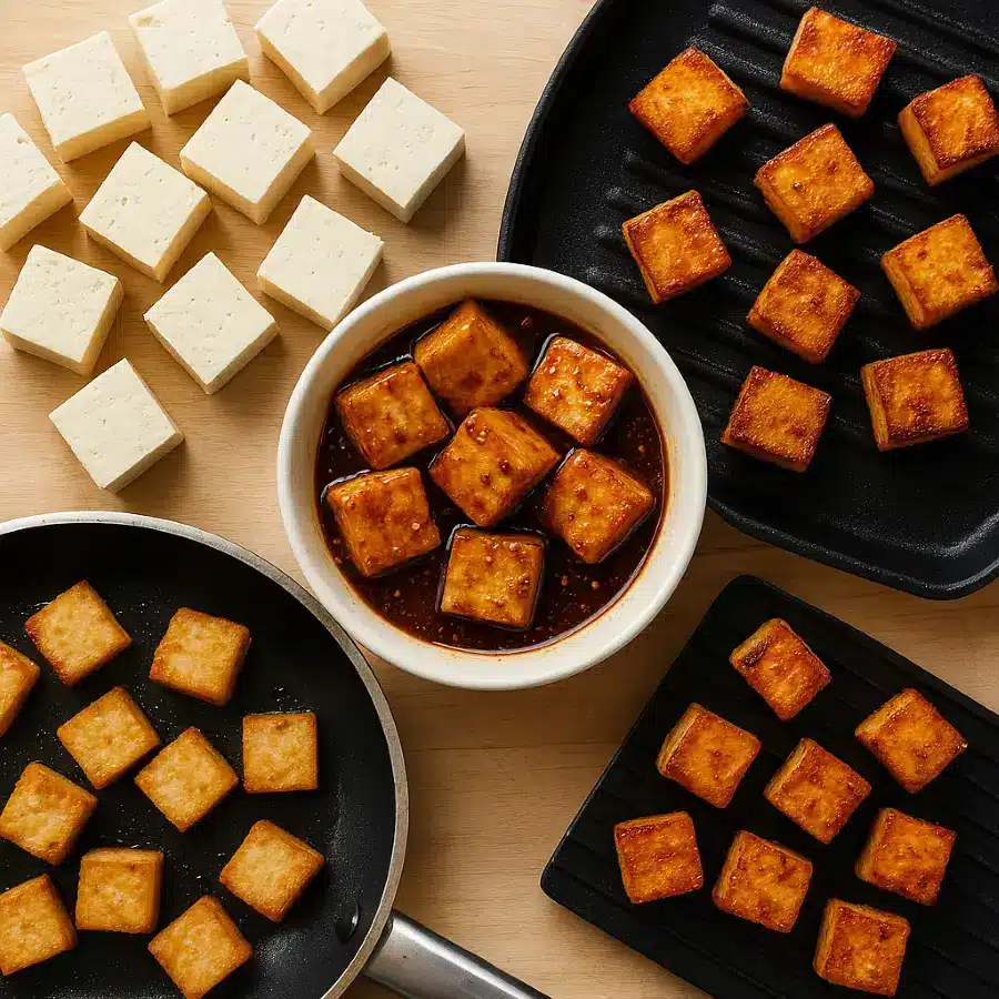 Tips on making tofu for picky eaters with texture choices, marinades, and cooking ideas kids and adults enjoy.