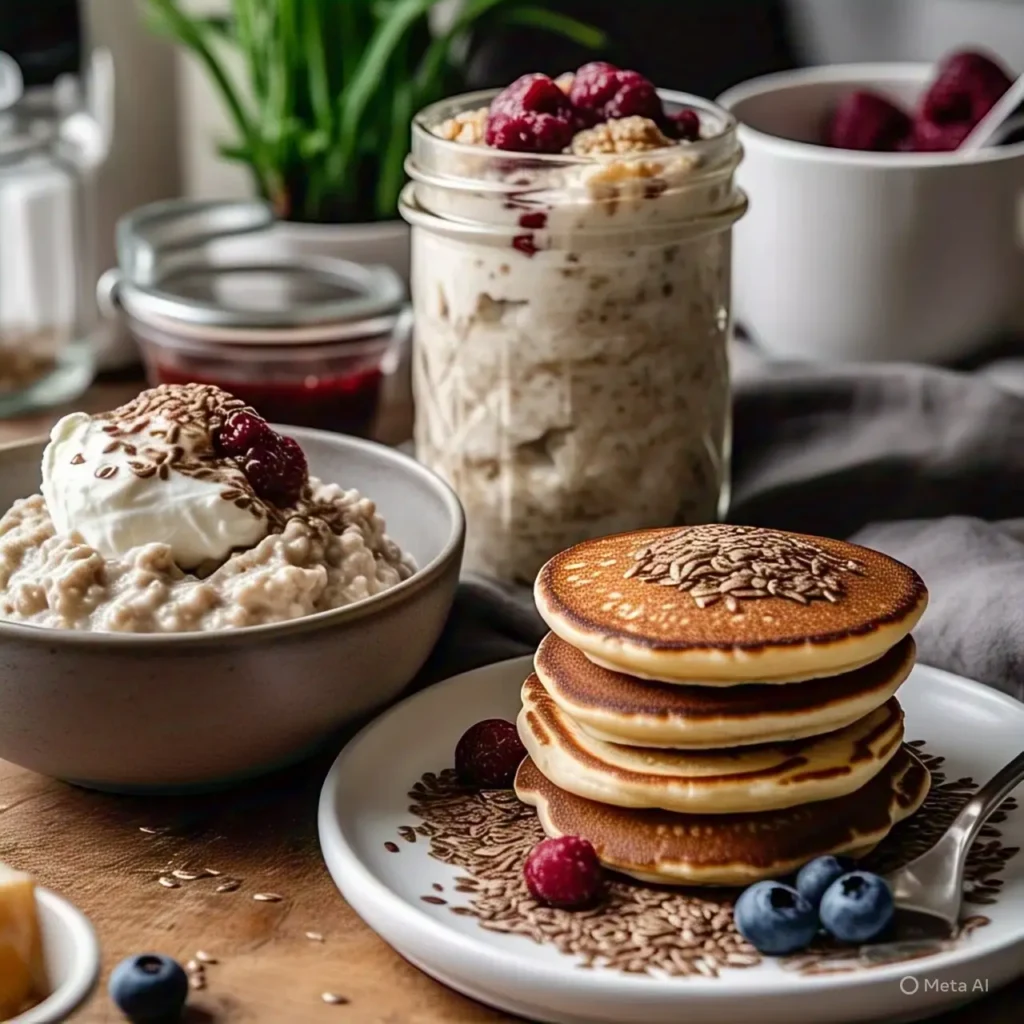 flaxseed and Greek yogurt pair benefits