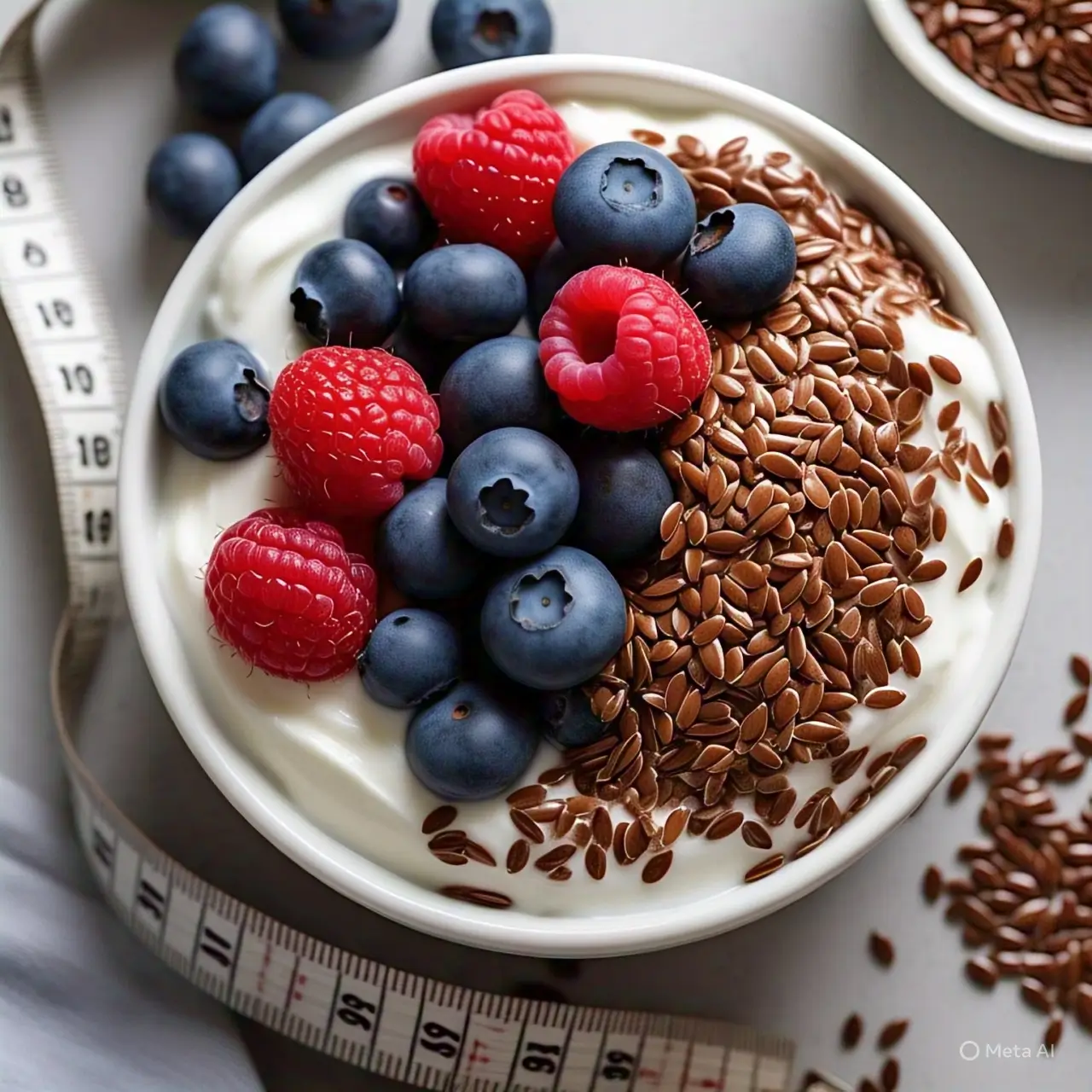 flaxseed and Greek yogurt pair benefits