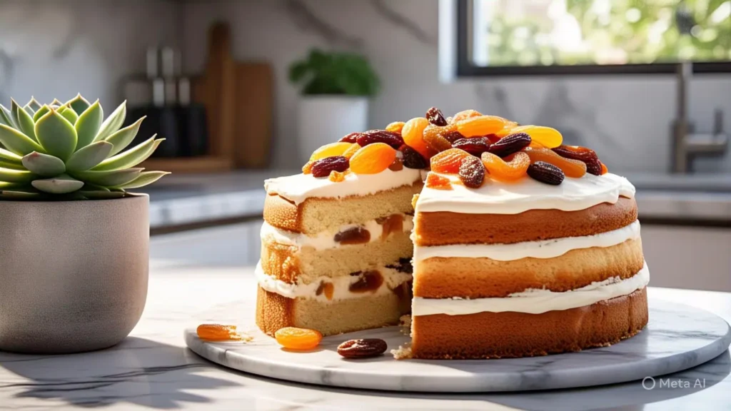 healthier cassata cake with ricotta