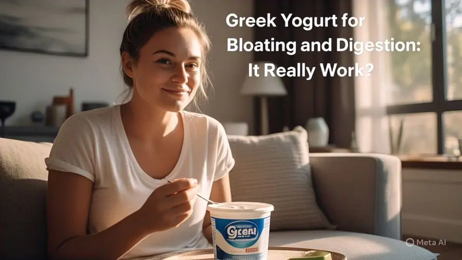 Greek yogurt for bloating and digestion