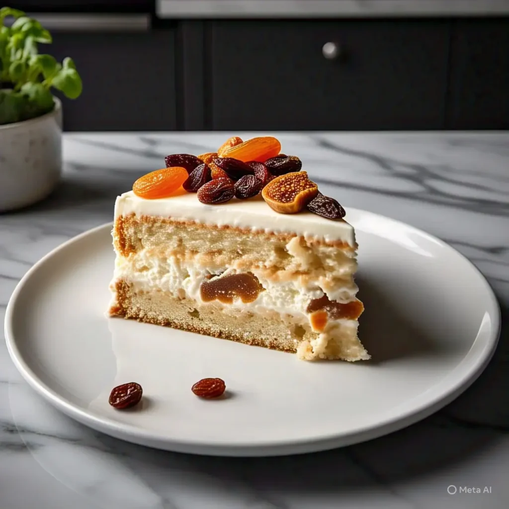 healthier cassata cake with ricotta