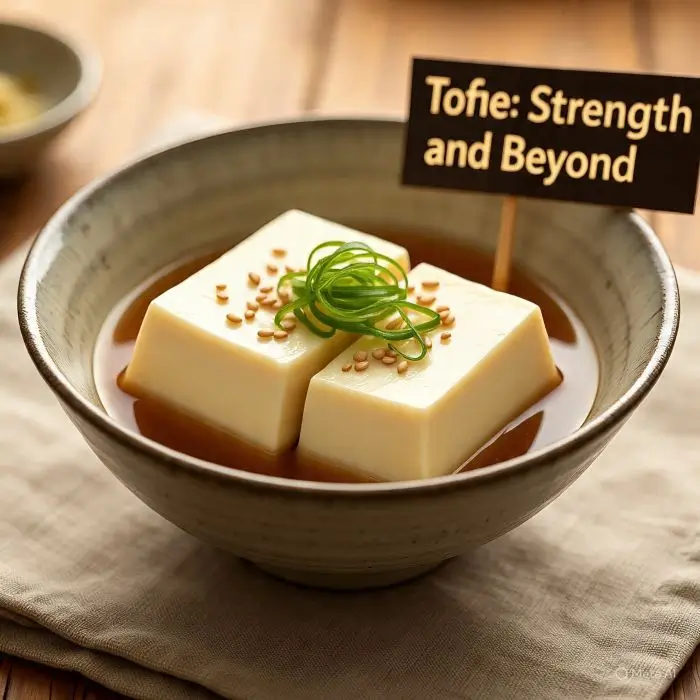 Healthy tofu meal showing tofu benefits and disadvantages for strong bones and calcium support