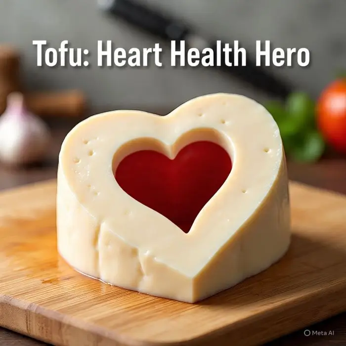 Tofu dish representing tofu benefits and disadvantages for heart health and lower cholesterol levels