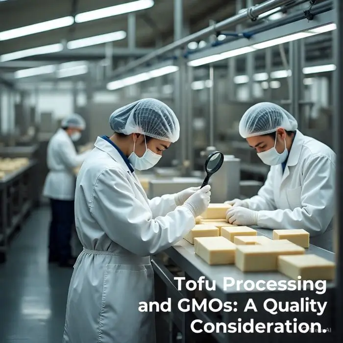 Non-GMO tofu packaging showing tofu benefits and disadvantages between organic and processed tofu
