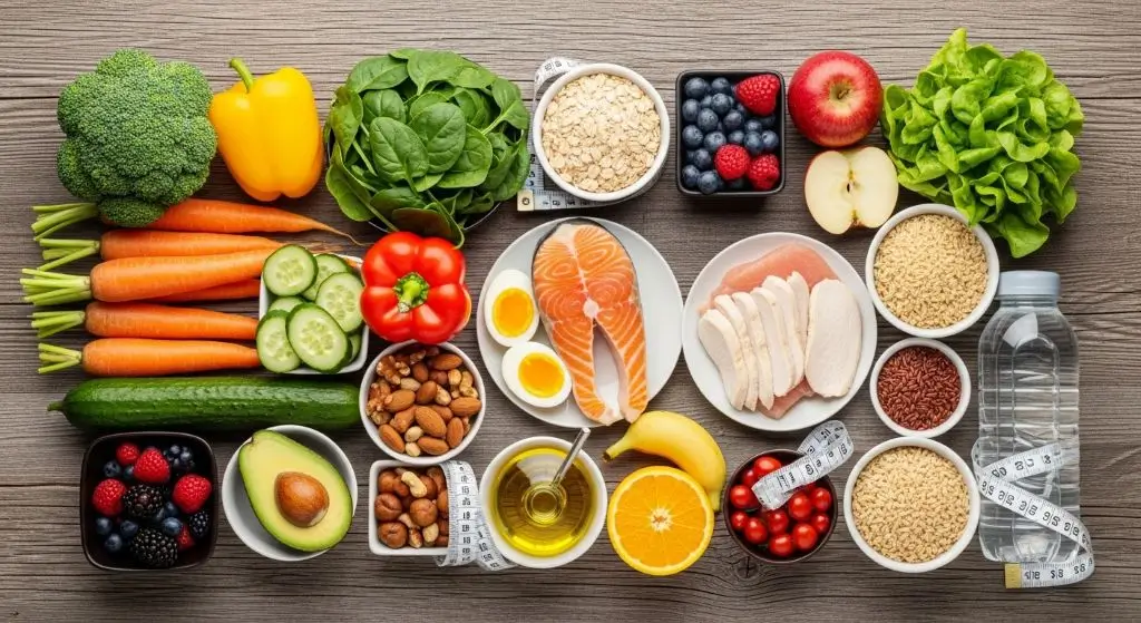 Healthy Food Ideas to Lose Weight with balanced meals and fresh ingredients