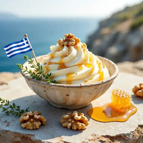 frozen greek yogurt dessert