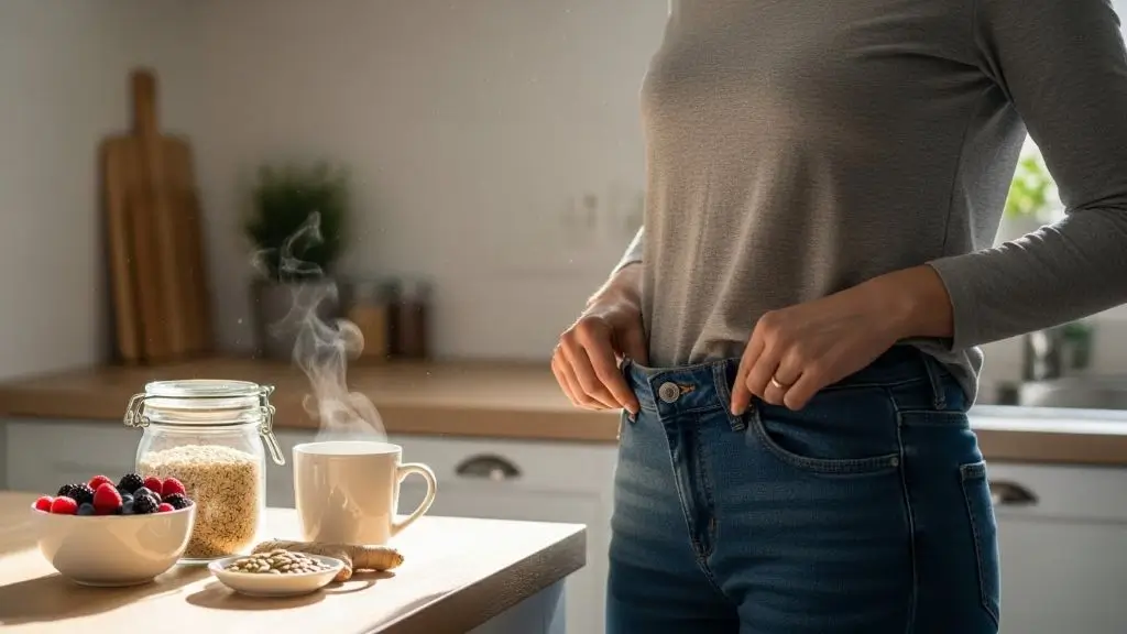 how to lose stress weight with calming breakfast foods and relaxed morning habits for a calmer waistline